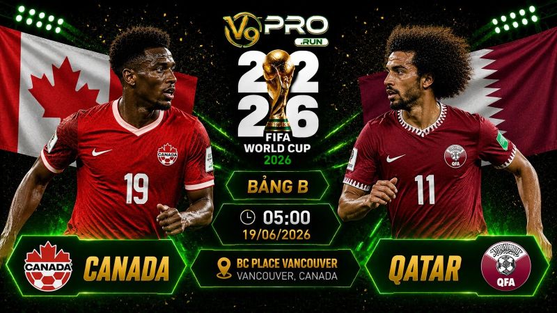 Nhận định Canada vs Qatar, 05h ngày 19/06, World Cup 2026