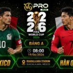 Nhận định Mexico vs Hàn Quốc, 08h ngày 19/06, World Cup 2026