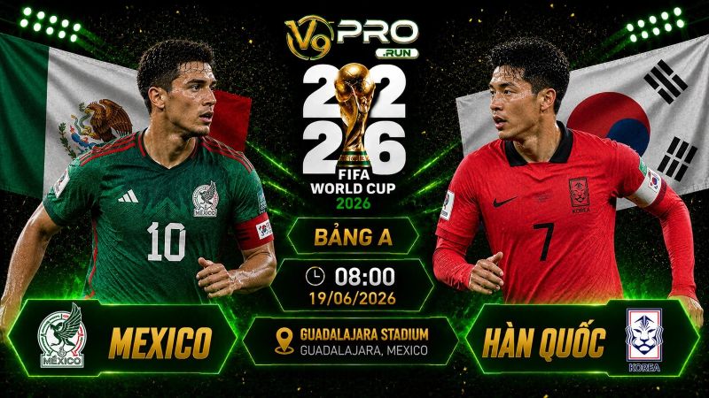 Nhận định Mexico vs Hàn Quốc, 08h ngày 19/06, World Cup 2026
