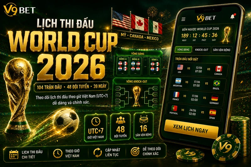 Lịch thi đấu World Cup 2026 giờ Việt Nam cập nhật