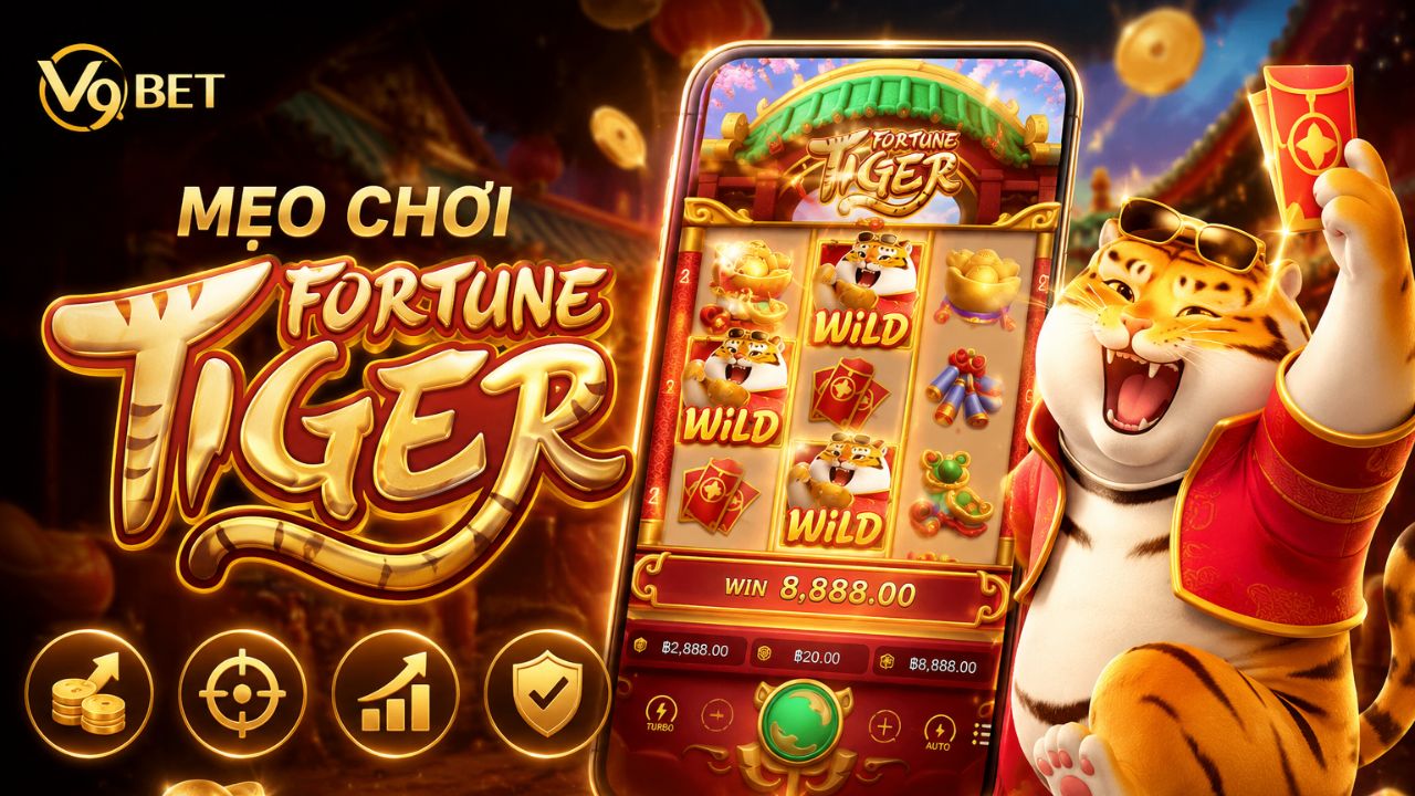 Mẹo chơi Fortune Tiger V9bet (PG Soft) với vốn nhỏ lãi to