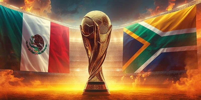 Mexico vs Nam Phi diễn ra ngày 12/6
