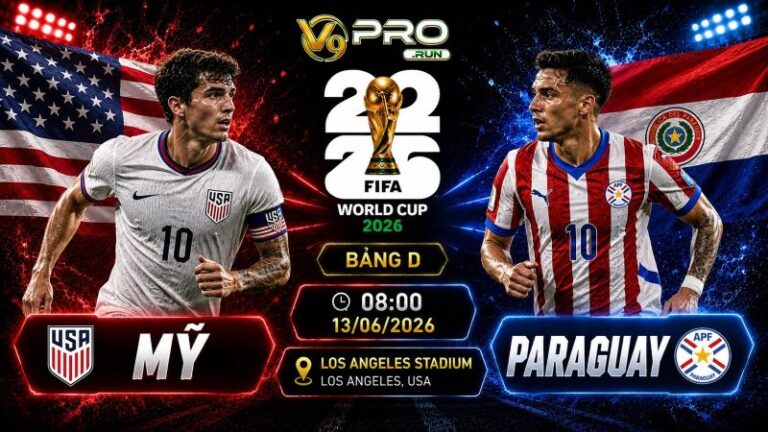 Nhận định Mỹ vs Paraguay, 08h ngày 13/06, World Cup 2026