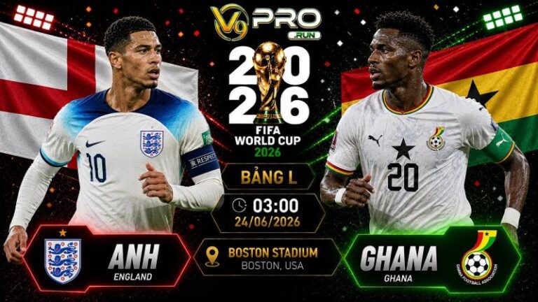 Nhận định Anh vs Ghana, 03h ngày 24/06, World Cup 2026