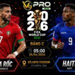 Nhận định Ma Rốc vs Haiti, 05h ngày 25/06, World Cup 2026