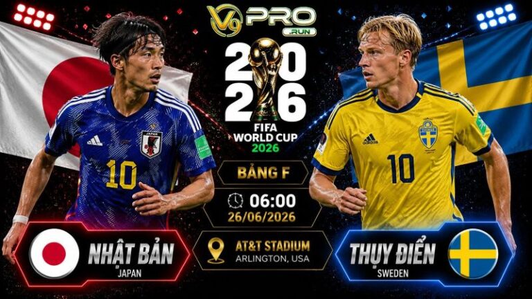 Nhận định Nhật Bản vs Thụy Điển, 06h ngày 26/6, World Cup 2026