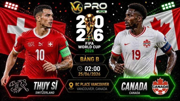 Nhận định Thụy Sĩ vs Canada, 02h ngày 25/06, World Cup 2026
