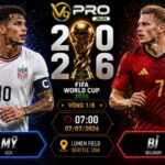 Nhận định Mỹ vs Bỉ, 07h ngày 07/7, World Cup 2026