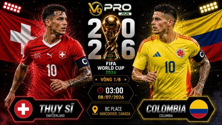 Nhận định Thụy Sĩ vs Colombia, 03h ngày 8/7, World Cup 2026