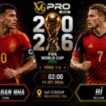 Nhận định Tây Ban Nha vs Bỉ, 02h ngày 11/7, World Cup 2026